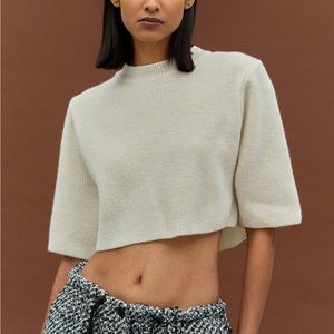 Source Unknown Wool Crop Sweater brand new never worn small